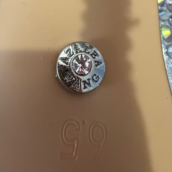 Azalea Wang ARNICA-PINK JEWELED STILETTO KNEE HIGH BOOT 6.5 - Picture 9 of 10